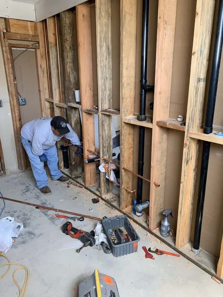 Commercial rough-in plumbing for Gas Line Repair in Choptank Mills